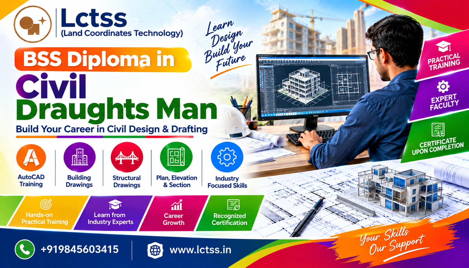 BSS Diploma in Civil Draughts Man