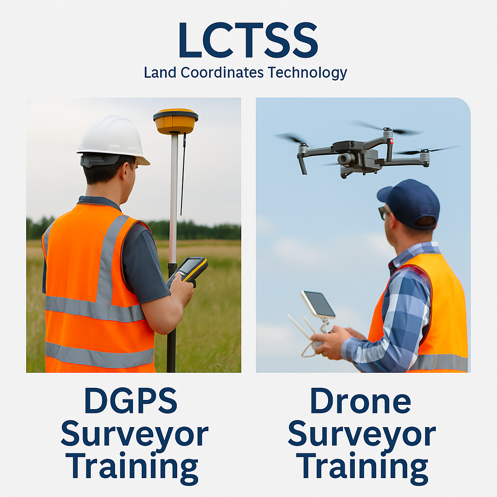 DGPS Surveyor Training and Drone Surveyor Training at Land Coordinates Technology (Lctss)