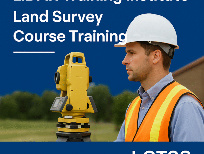 LiDAR Training Institute & Land Survey Course Training at LCTSS (Land Coordinates Technology)