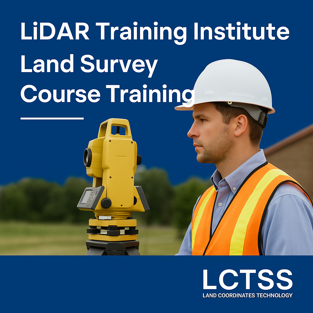 LiDAR Training Institute & Land Survey Course Training at LCTSS (Land Coordinates Technology)