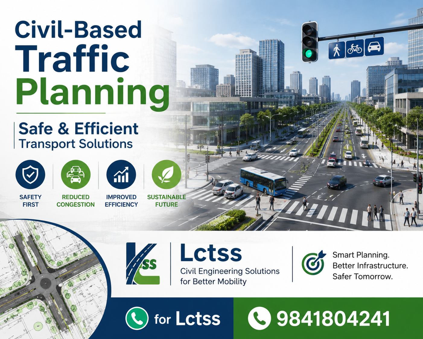 Civil-Based Traffic Planning – Safe & Efficient Transport Solutions