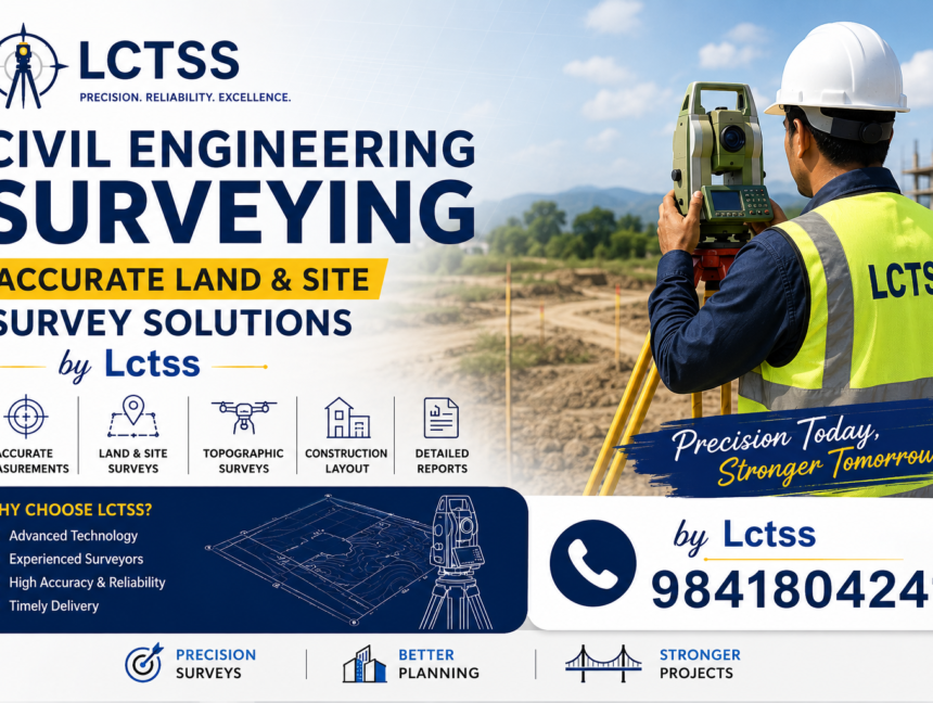 Civil Engineering Surveying – Accurate Land & Site Survey Solutions by Lctss