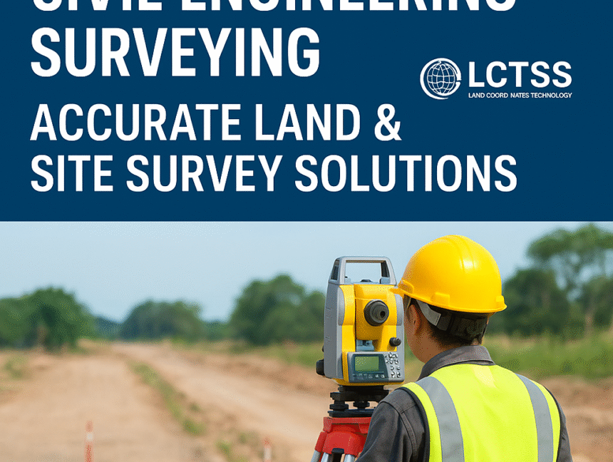 Civil Engineering Surveying – Accurate Land & Site Survey Solutions by Lctss