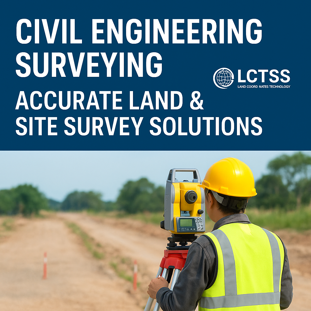 Civil Engineering Surveying – Accurate Land & Site Survey Solutions by Lctss