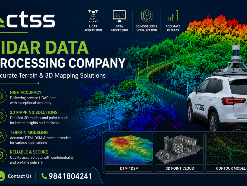 Lidar Data Processing Company – Accurate Terrain & 3D Mapping Solutions