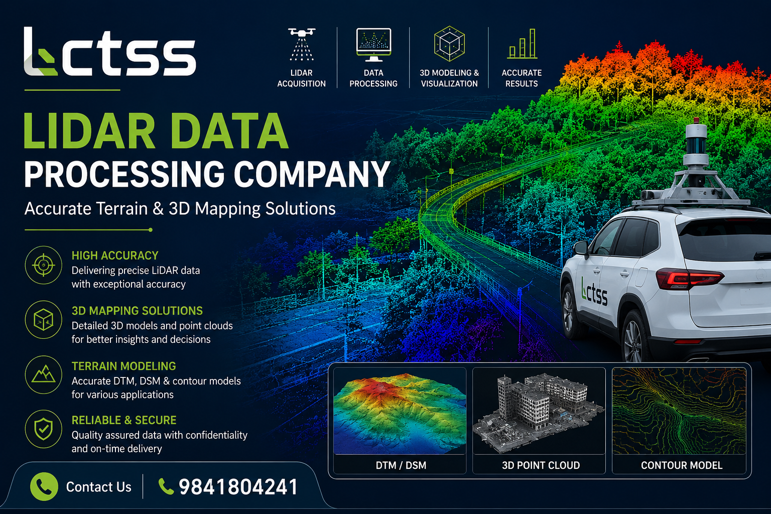Lidar Data Processing Company – Accurate Terrain & 3D Mapping Solutions