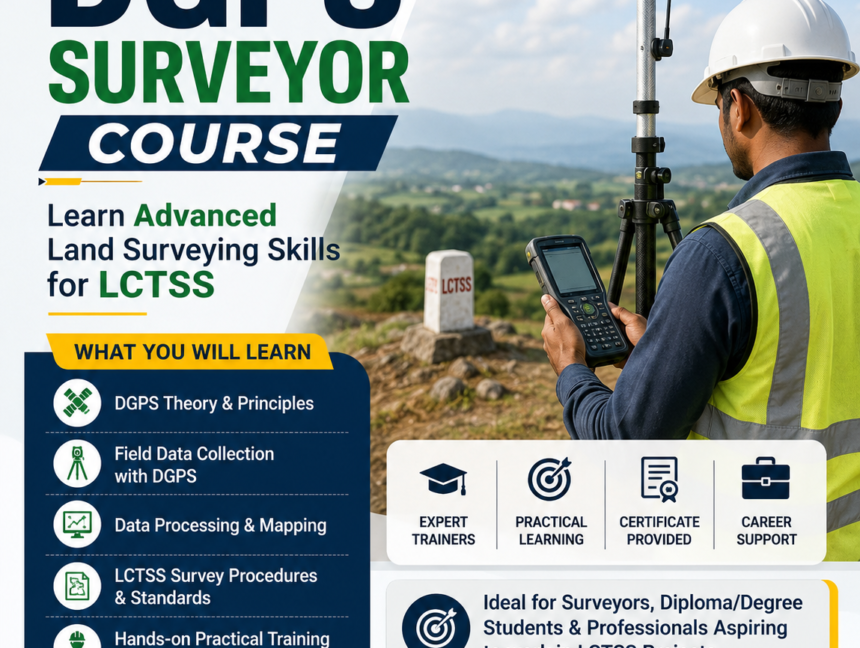 Join Our DGPS Surveyor Course – Learn Advanced Land Surveying Skills