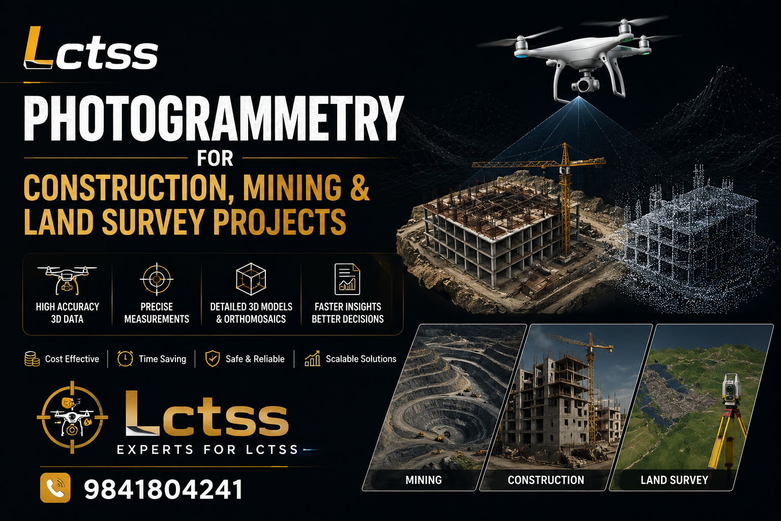 Photogrammetry for Construction, Mining & Land Survey Projects – Lctss Experts