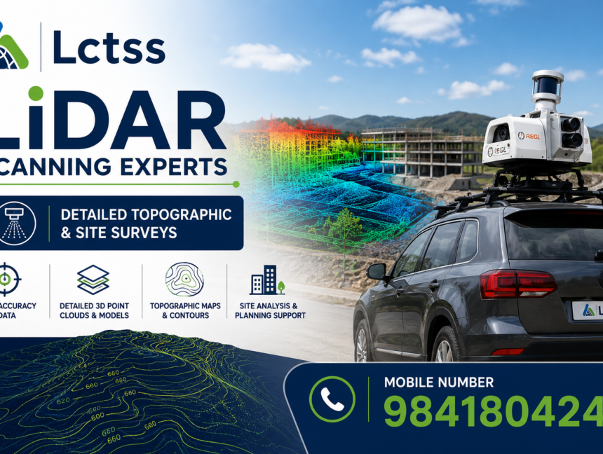 LiDAR Scanning Experts – Detailed Topographic & Site Surveys