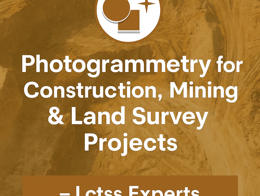 Photogrammetry for Construction, Mining & Land Survey Projects – Lctss Experts