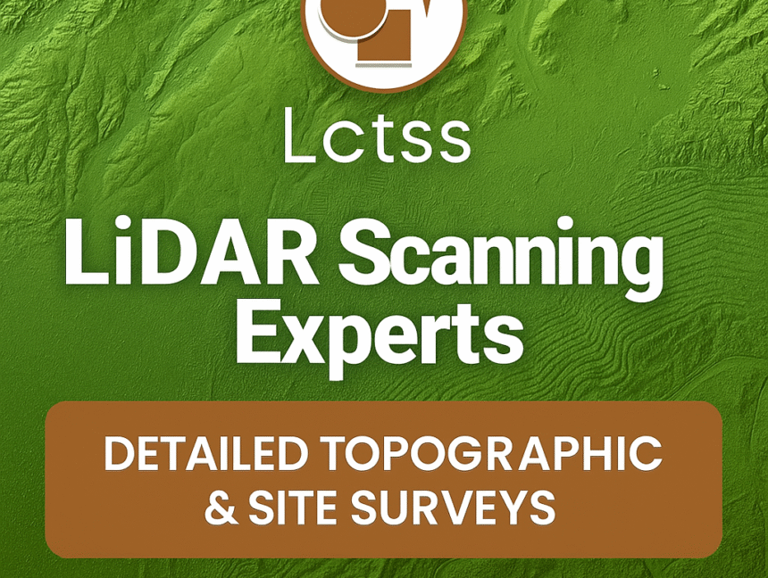 LiDAR Scanning Experts – Detailed Topographic & Site Surveys
