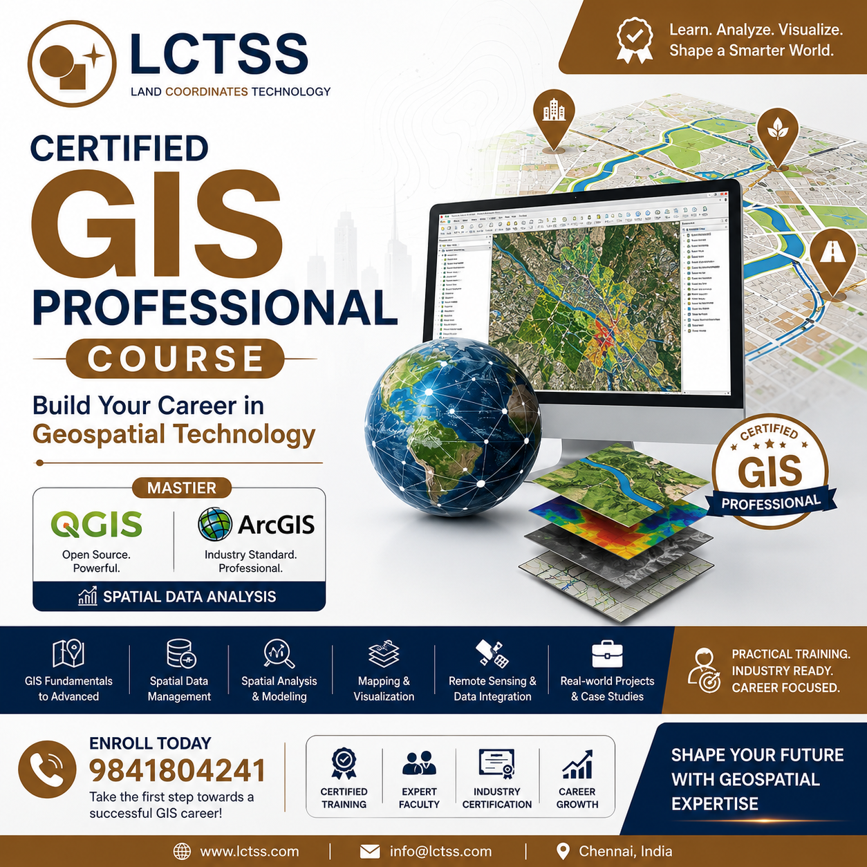 Certified GIS Professional Course – Build Your Career in Geospatial Technology