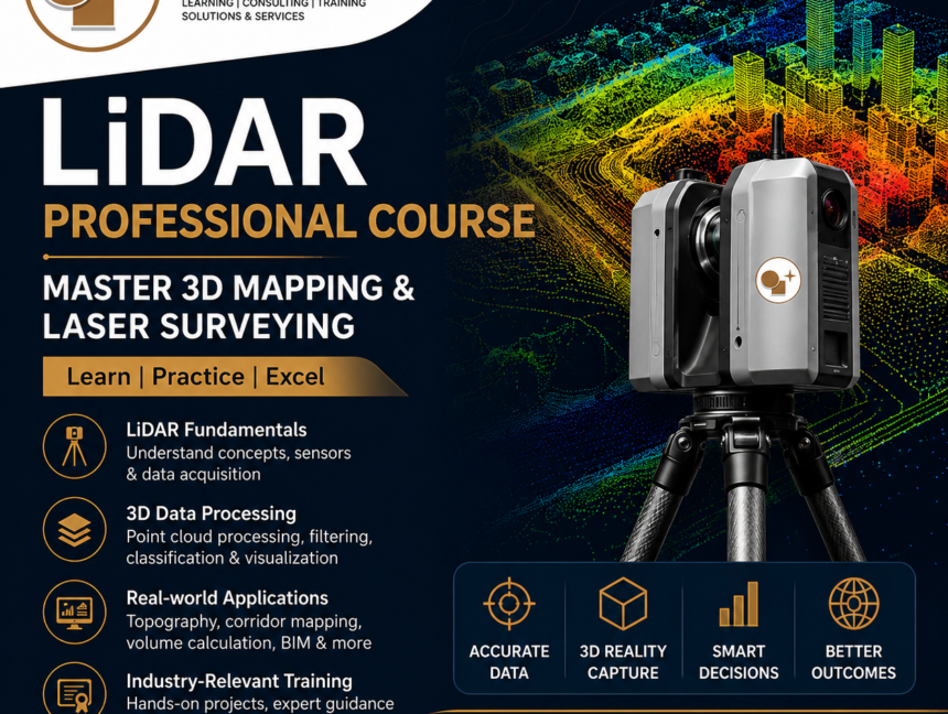 LiDAR Professional Course – Master 3D Mapping & Laser Surveying