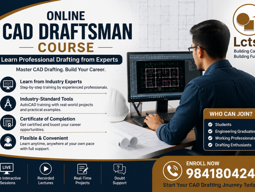 Online CAD Draftsman Course – Learn Professional Drafting from Experts