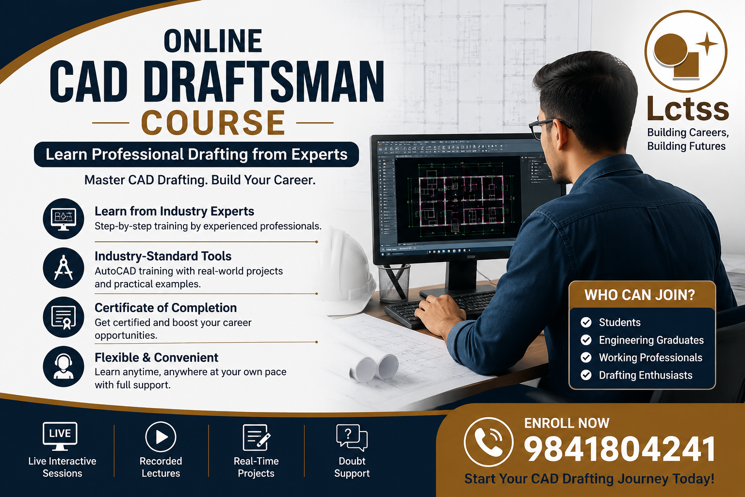 Online CAD Draftsman Course – Learn Professional Drafting from Experts