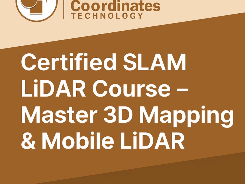 SLAM LiDAR Course – Master 3D Mapping & Mobile LiDAR at Lctss