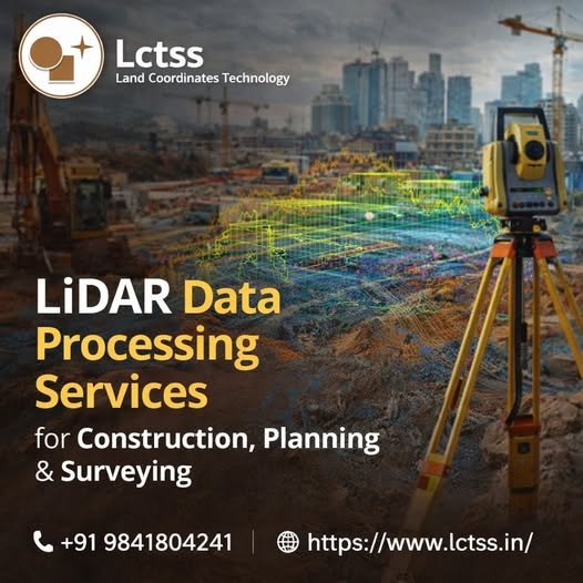 LiDAR Data Processing Services for Construction, Planning & Surveying