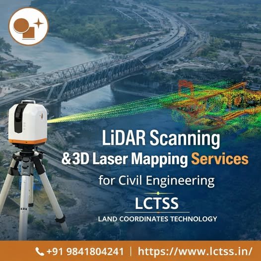 LiDAR Scanning & 3D Laser Mapping Services for Civil Engineering