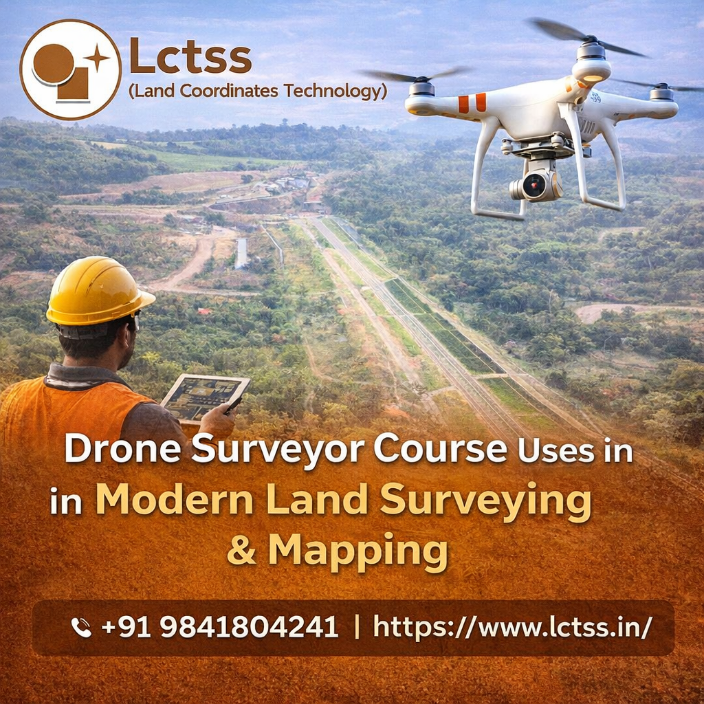 Drone Surveyor Course Uses in Modern Land Surveying & Mapping