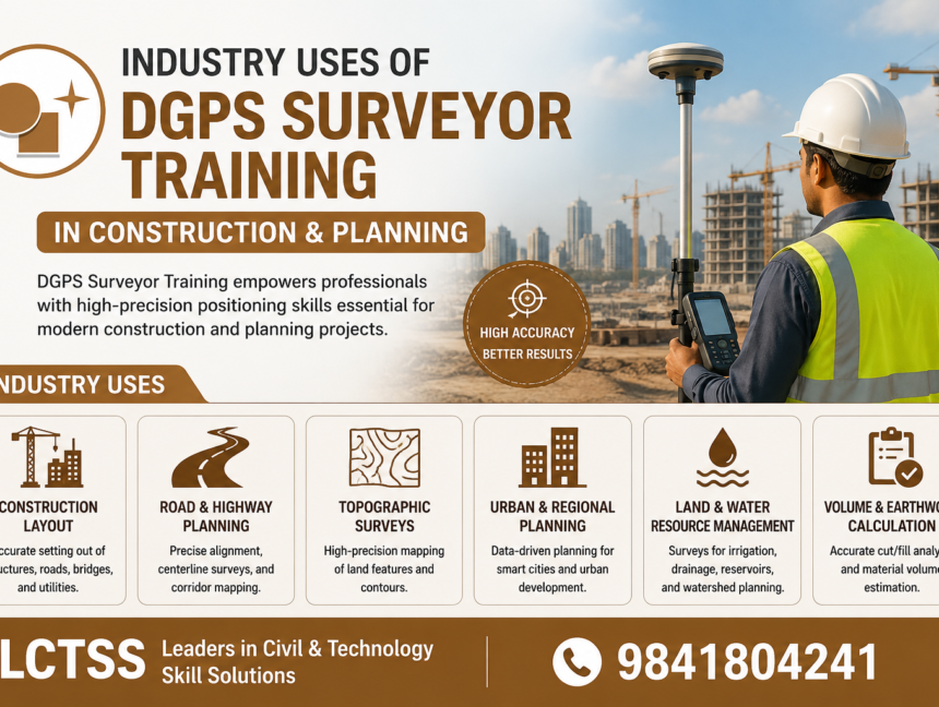 Industry Uses of DGPS Surveyor Training in Construction & Planning