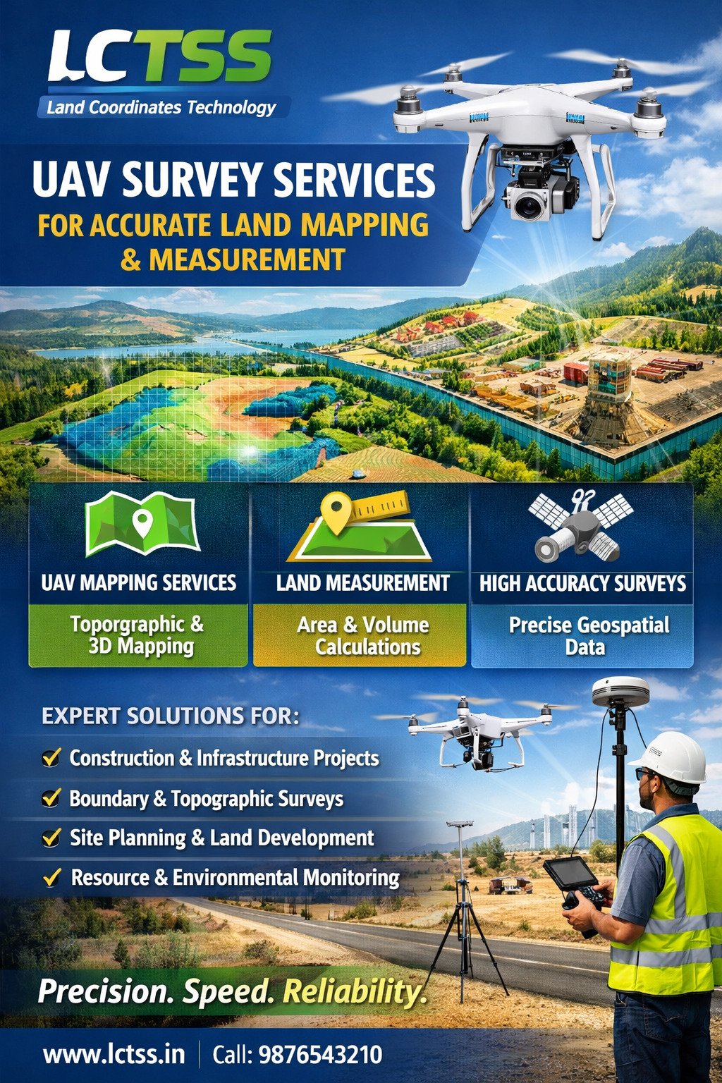 UAV Survey Services for Accurate Land Mapping & Measurement