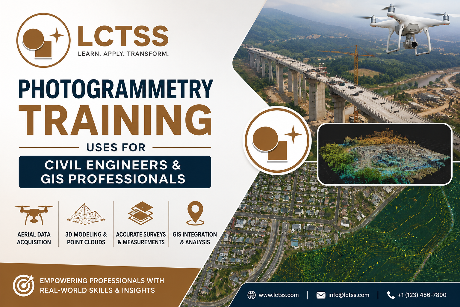 Photogrammetry Training Uses for Civil Engineers & GIS Professionals