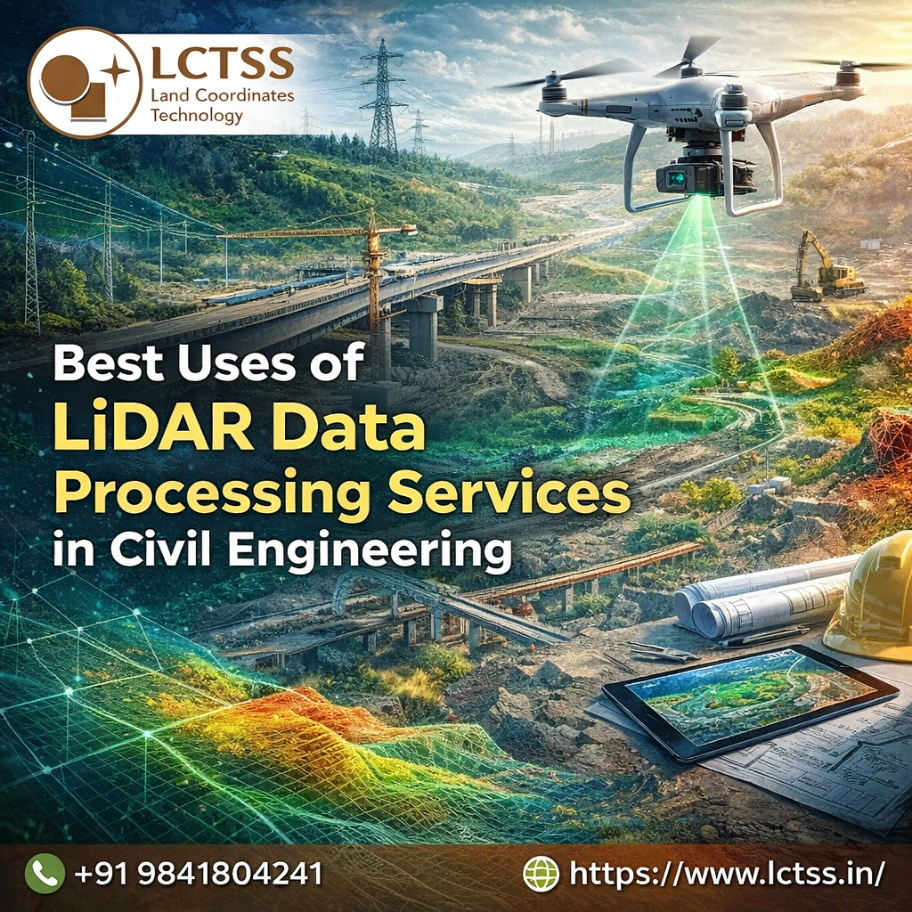 Best Uses of LiDAR Data Processing Services in Civil Engineering