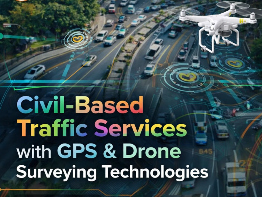 Civil-Based Traffic Services with GPS & Drone Surveying Technologies