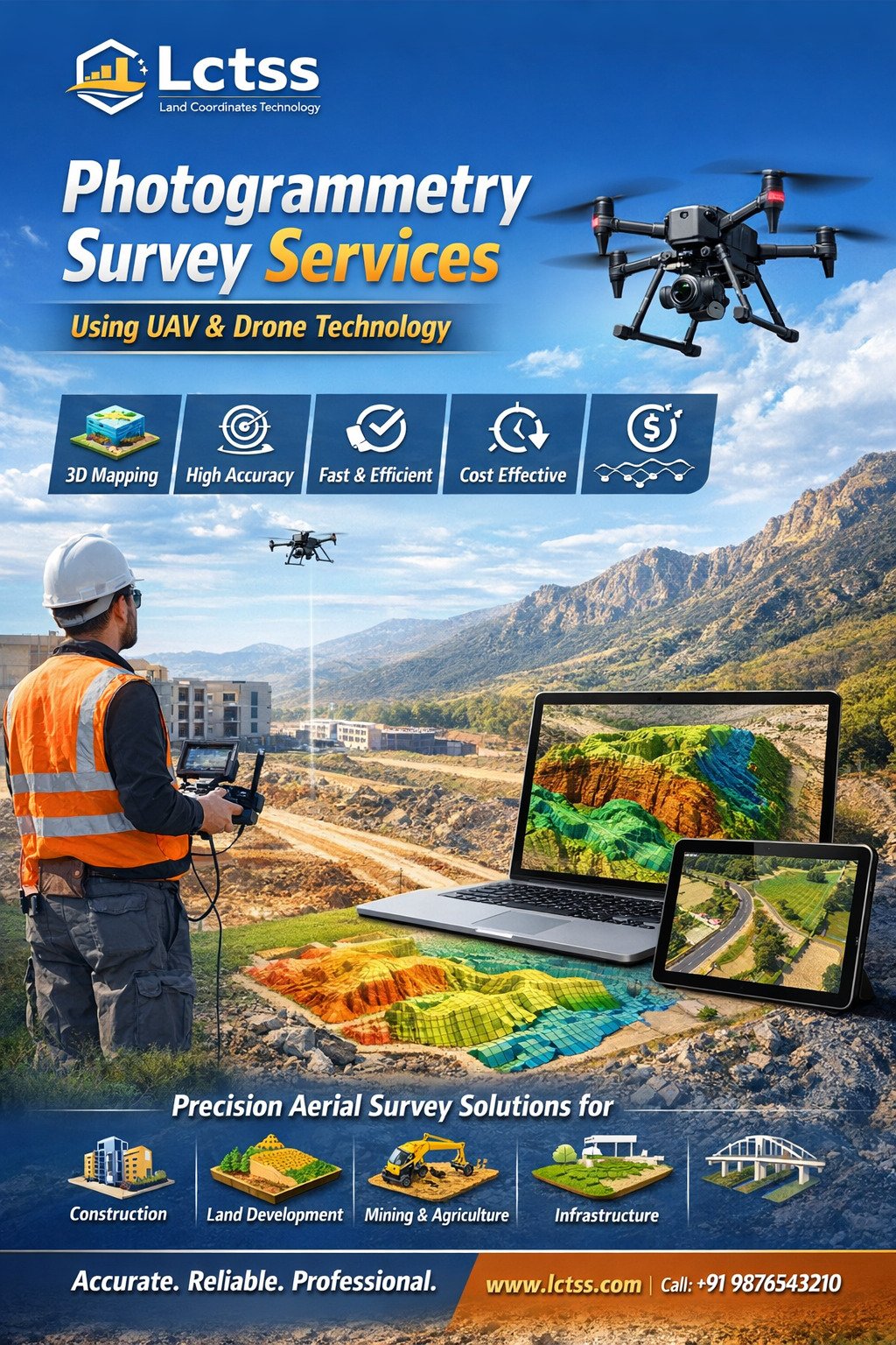 Photogrammetry Survey Services Using Advanced UAV & Drone Technology