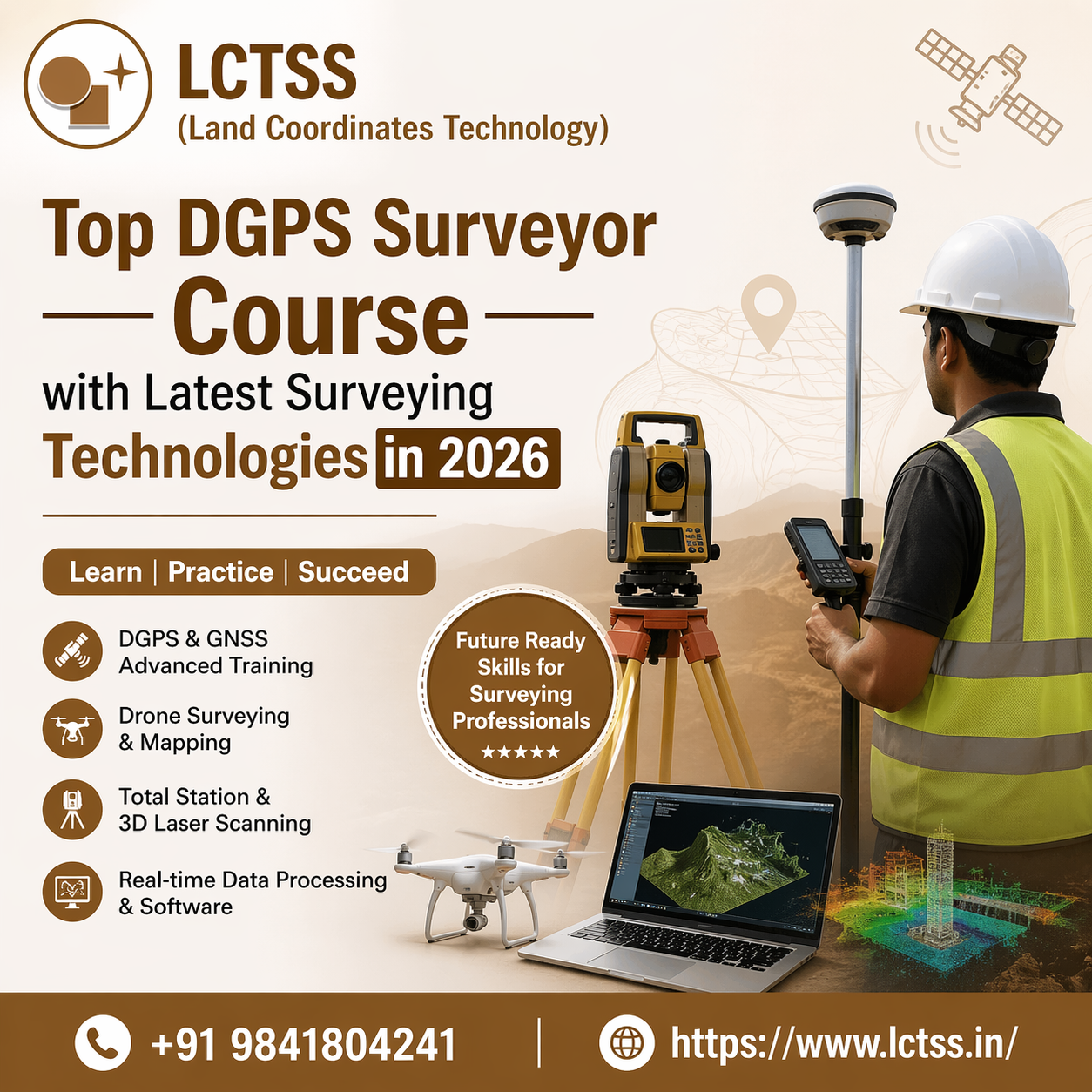 Top DGPS Surveyor Course with Latest Surveying Technologies in 2026