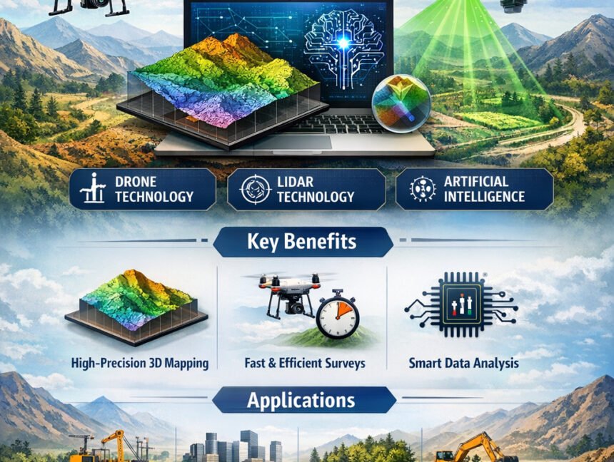 Future of Land Surveying in 2026: AI, LiDAR & Drone Mapping Explained