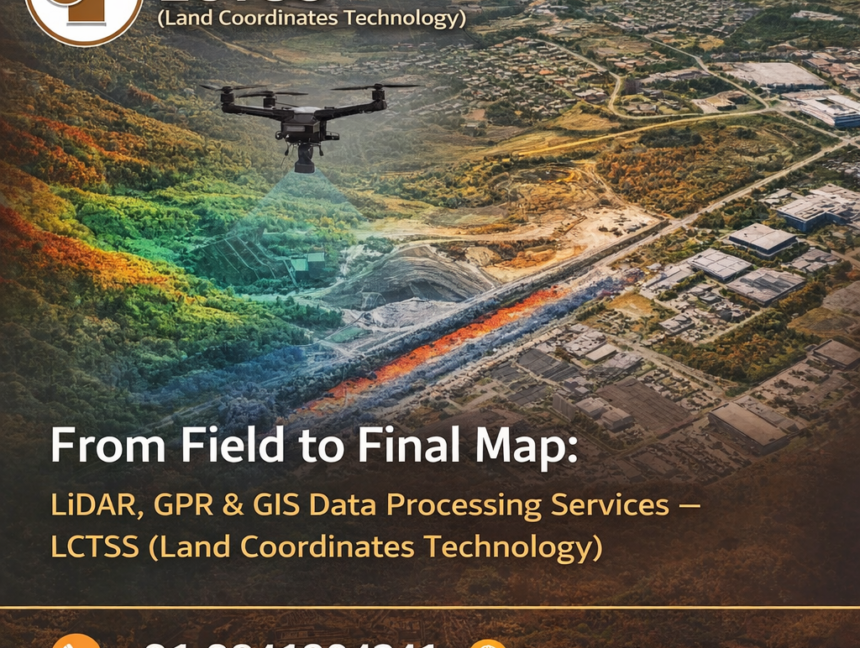 From Field to Final Map: LiDAR, GPR & GIS Data Processing Services