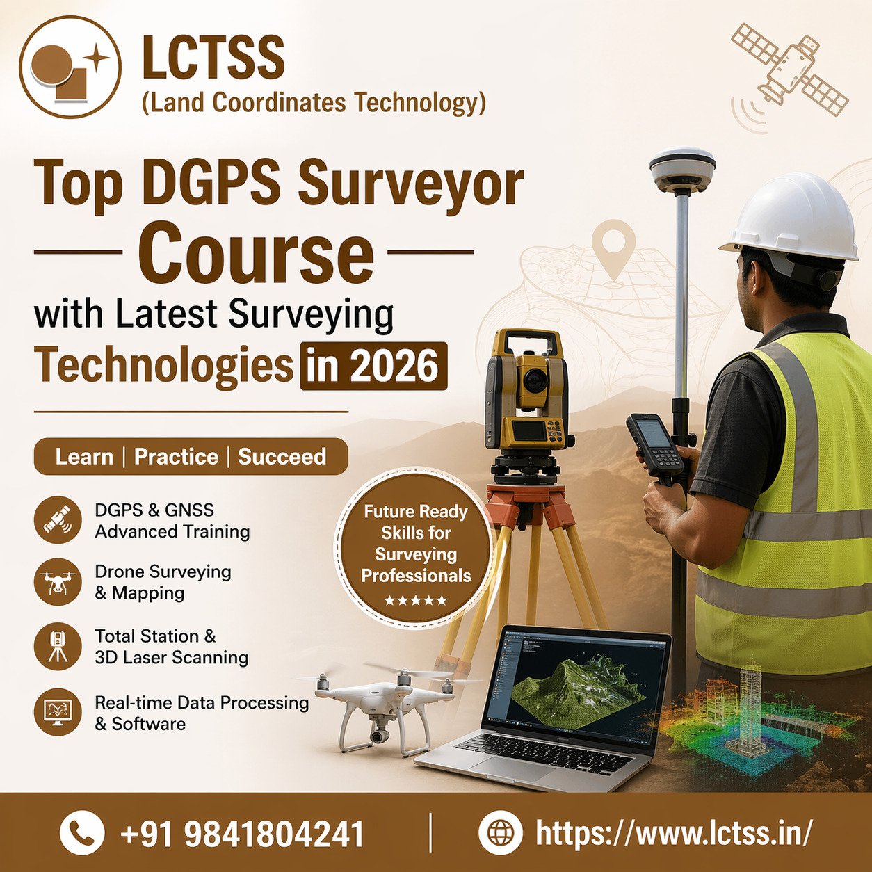 Top DGPS Surveyor Course with Latest Surveying Technologies in 2026