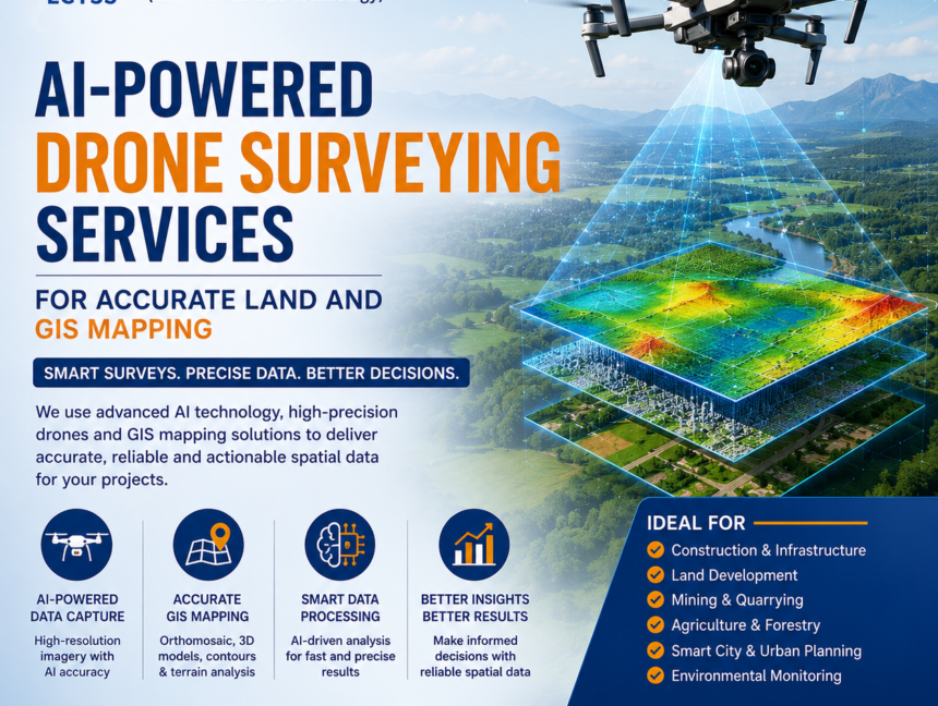 AI-Powered Drone Surveying Services for Accurate Land and GIS Mapping