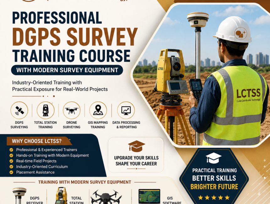 Professional DGPS Survey Training Course with Modern Survey Equipment