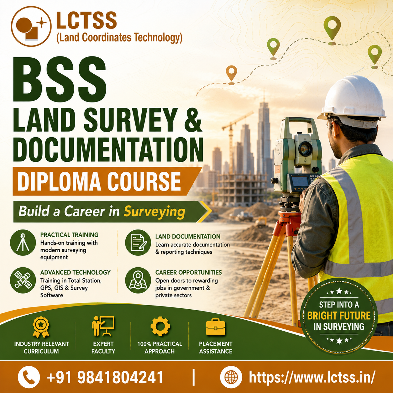 BSS Land Survey & Documentation Diploma Course – Build a Career in Surveying