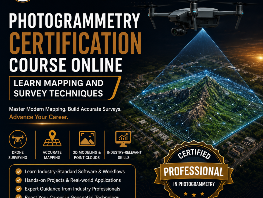 Photogrammetry Certification Course Online – Learn Mapping and Survey Techniques