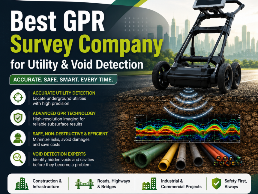 Best GPR Survey Company for Utility & Void Detection – LCTSS (Land Coordinates Technology)
