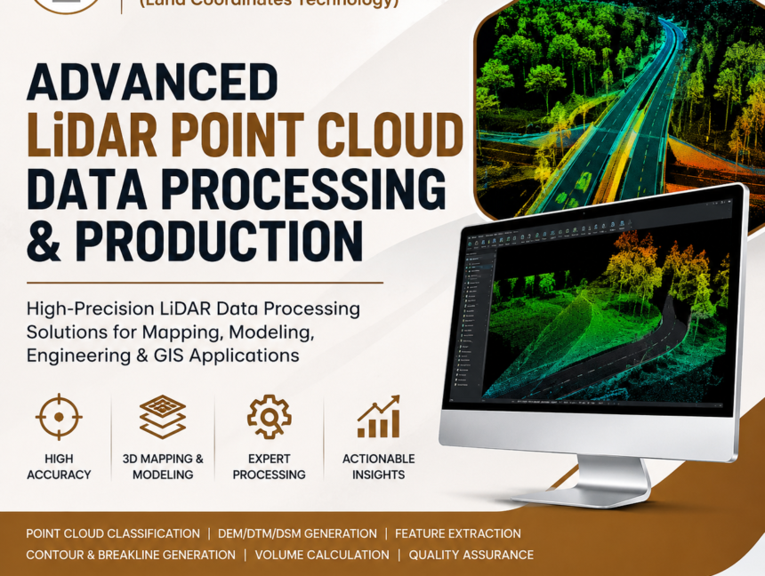 Advanced LiDAR Point Cloud Data Processing & Production