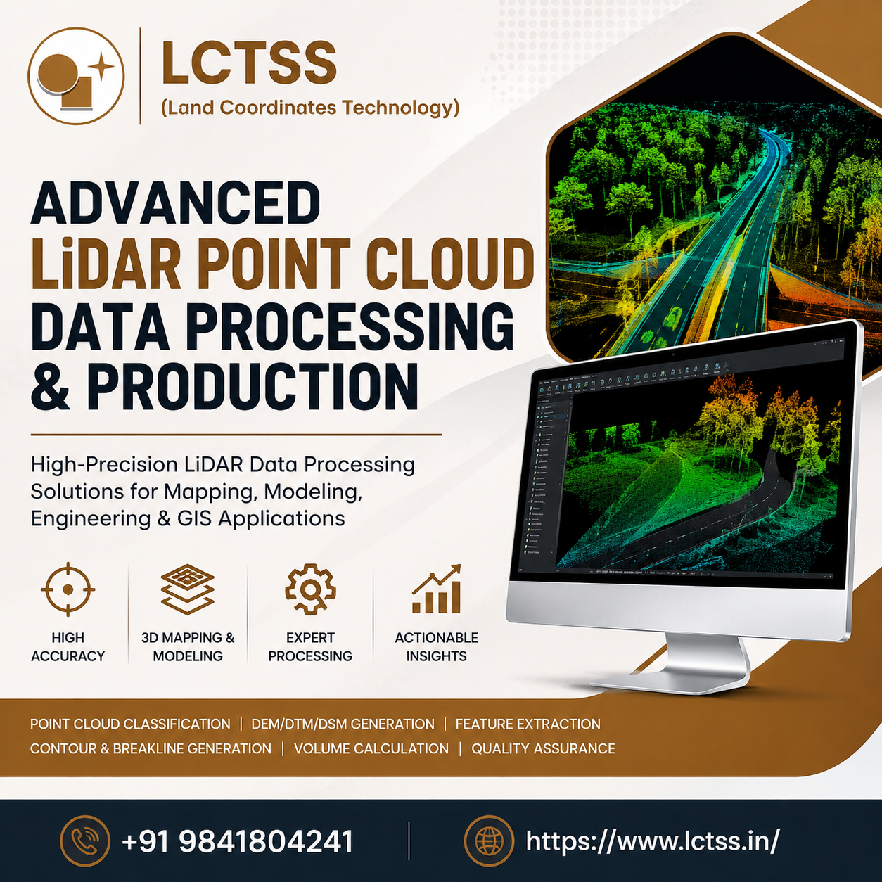 Advanced LiDAR Point Cloud Data Processing & Production