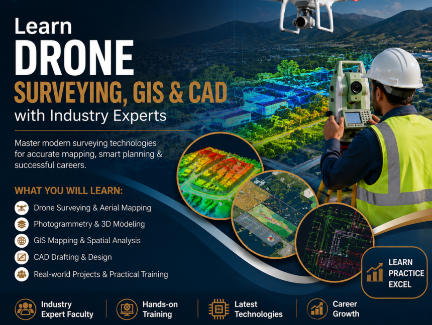 Learn Drone Surveying, GIS & CAD with Industry Experts