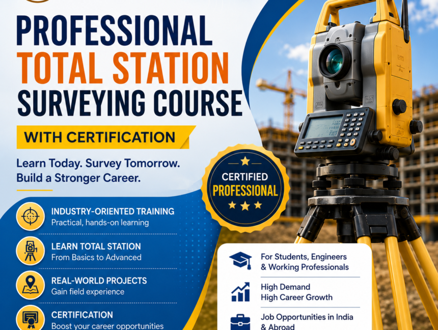 Professional Total Station Surveying Course with Certification