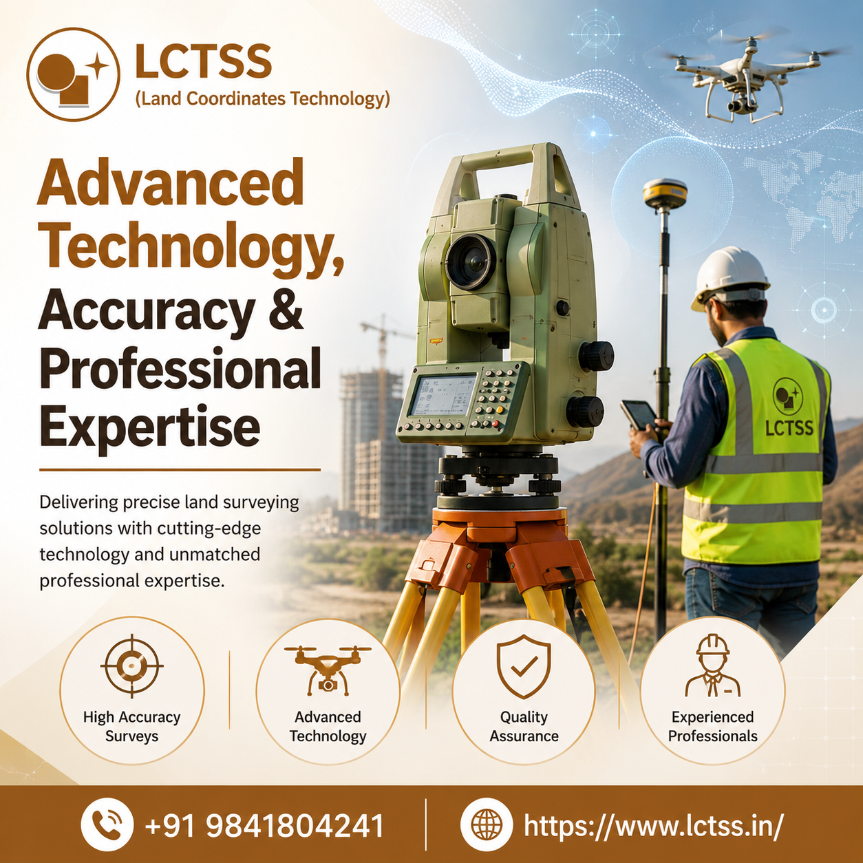 Trusted Land Surveyors for Residential, Commercial & Industrial Projects