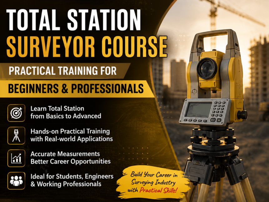 Total Station Surveyor Course – Practical Training for Beginners & Professionals