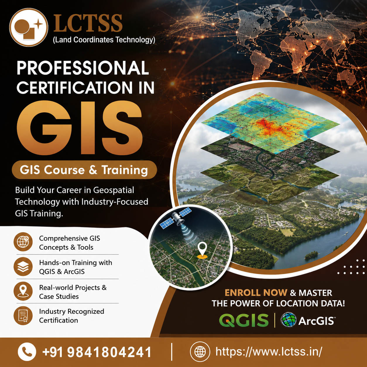 Professional Certification in GIS | GIS Course & Training – LCTSS